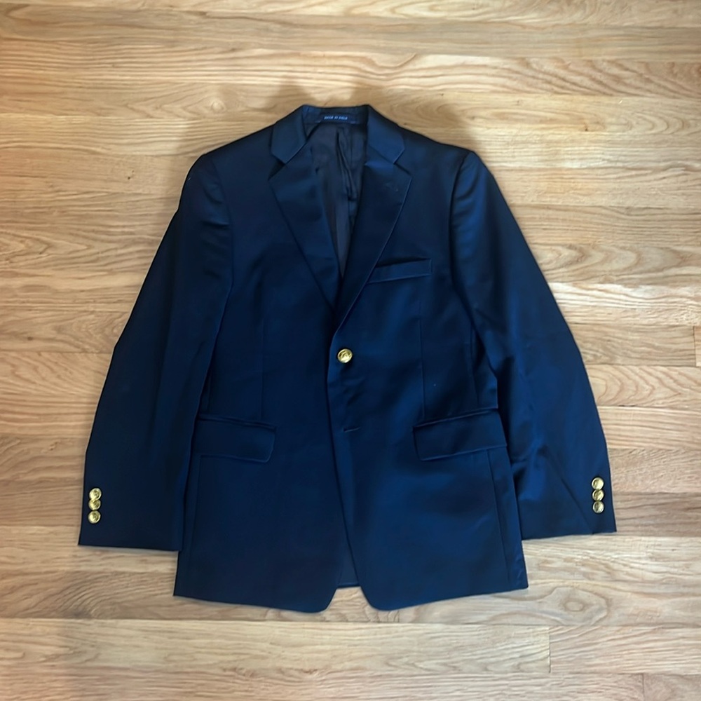 Michael Kors boys blazer, size 14R, navy blue